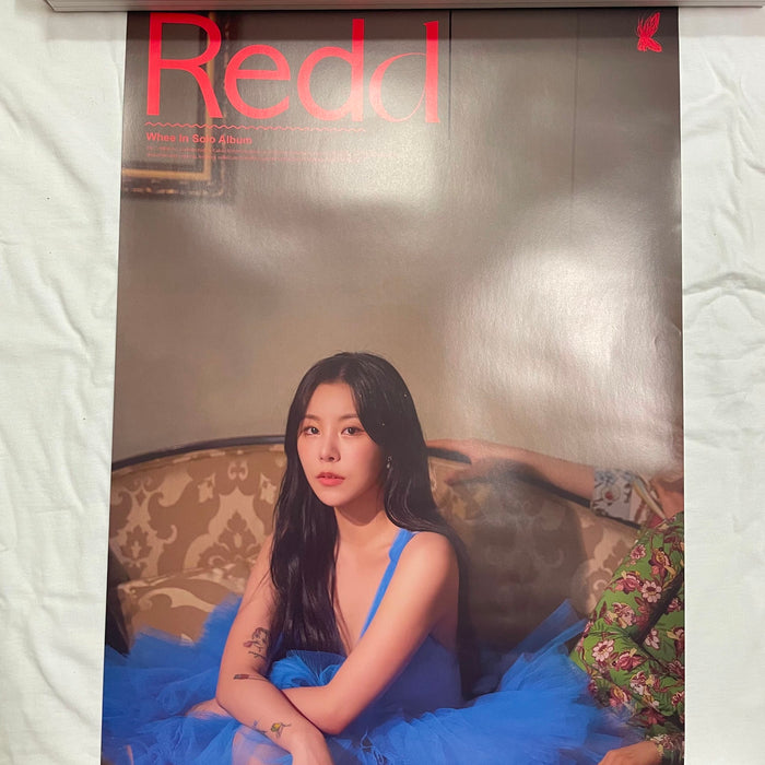 [MAMAMOO] - WHEE IN 1st Mini Album Redd Poster Set Official MD