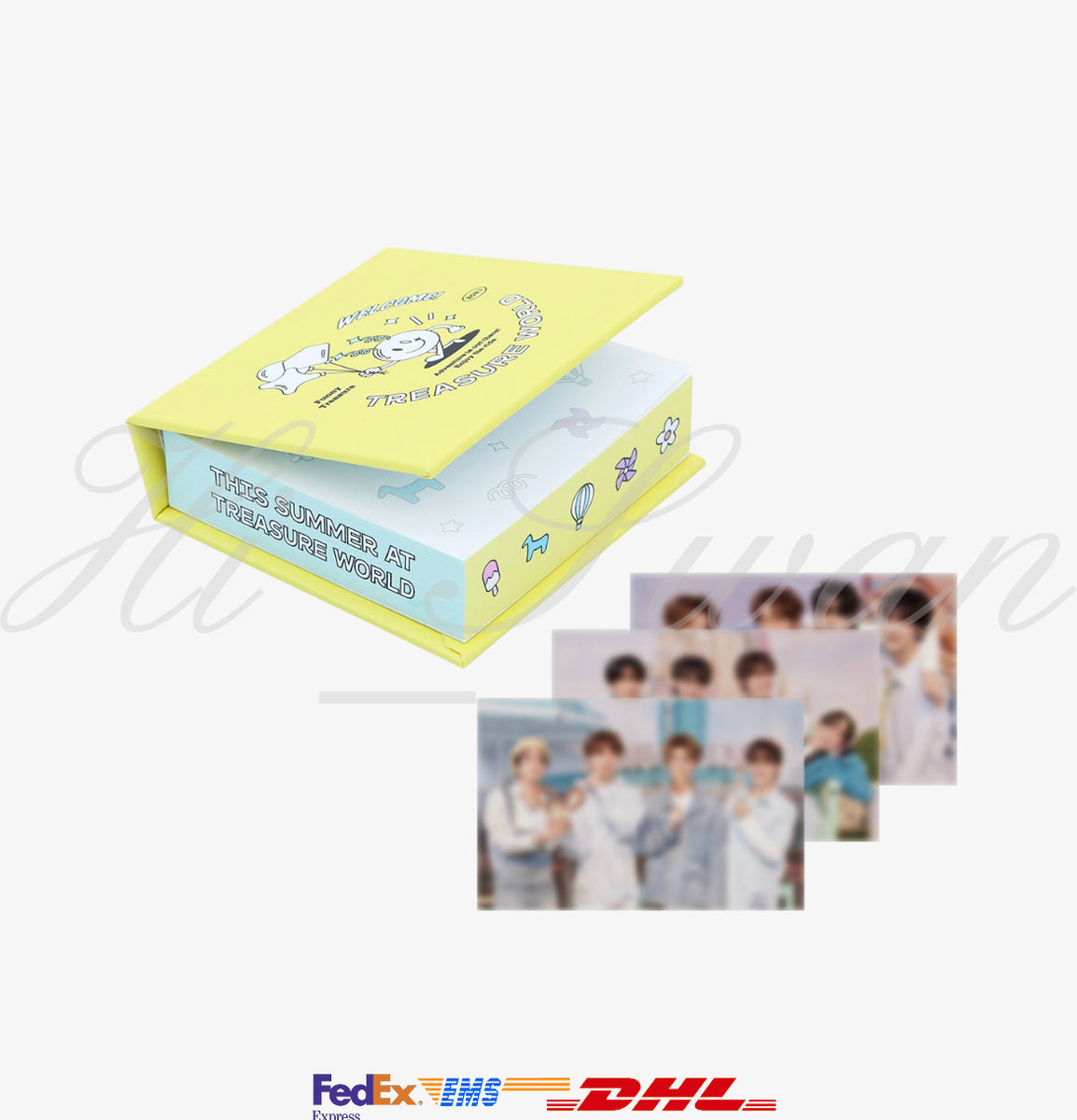 [TREASURE] - TREASURE MERCH WORLD MEMO NOTEPAD OFFICIAL MD – HISWAN