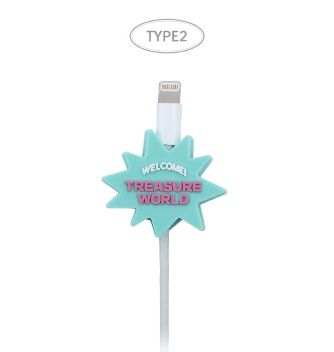 [TREASURE] - TREASURE MERCH WORLD CABLE PROTECTOR TYPE1,2 OFFICIAL MD