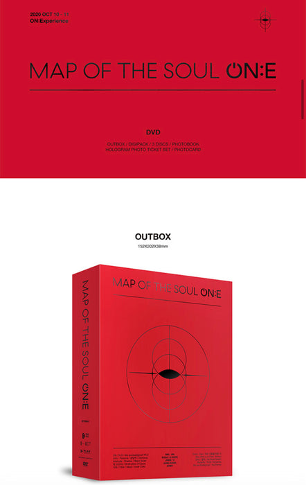 [BTS] - BTS MAP OF THE SEOUL ON:E DVD OFFICIAL MD