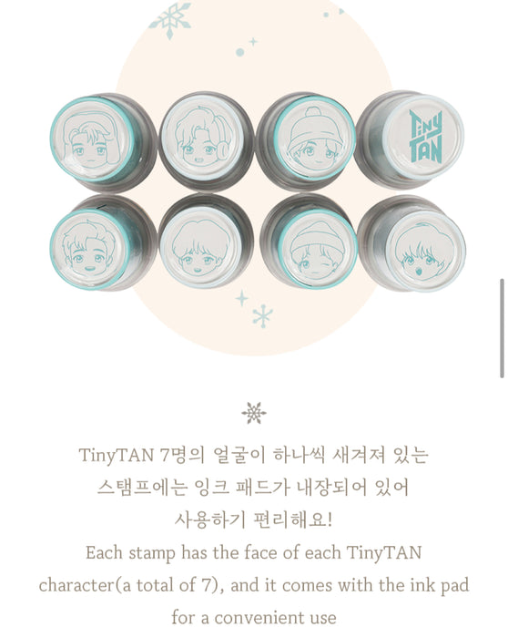 [BTS] - TinyTAN STAMP SET OFFICIAL MD