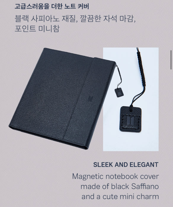 BTS] - ARTIST-MADE COLLECTION BY BTS : SUGA BLACK NOTE & COVER SET