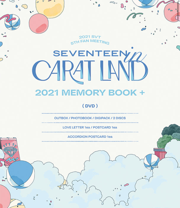 [SEVENTEEN] - 2021 SEVENTEEN IN CARAT LAND MEMORY BOOK + DVD OFFICIAL MD