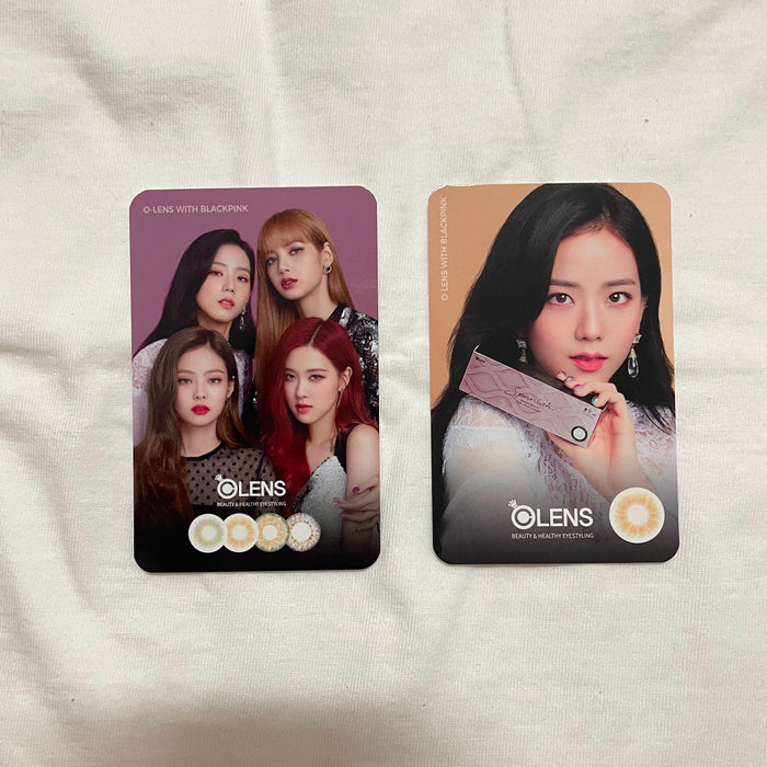 [BLACKPINK] - Black Pink & OLENS Photo Card Set OFFICIAL MD