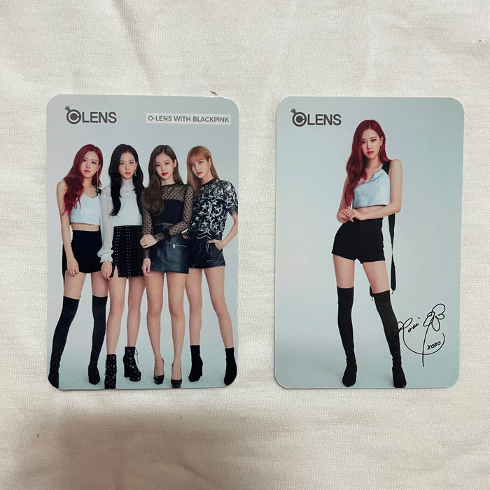 [BLACKPINK] - Black Pink & OLENS Photo Card Set OFFICIAL MD