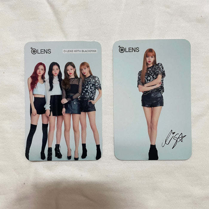 [BLACKPINK] - Black Pink & OLENS Photo Card Set OFFICIAL MD