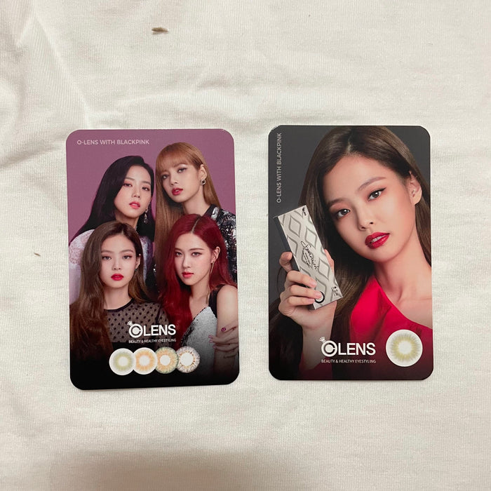 [BLACKPINK] - Black Pink & OLENS Photo Card Set OFFICIAL MD