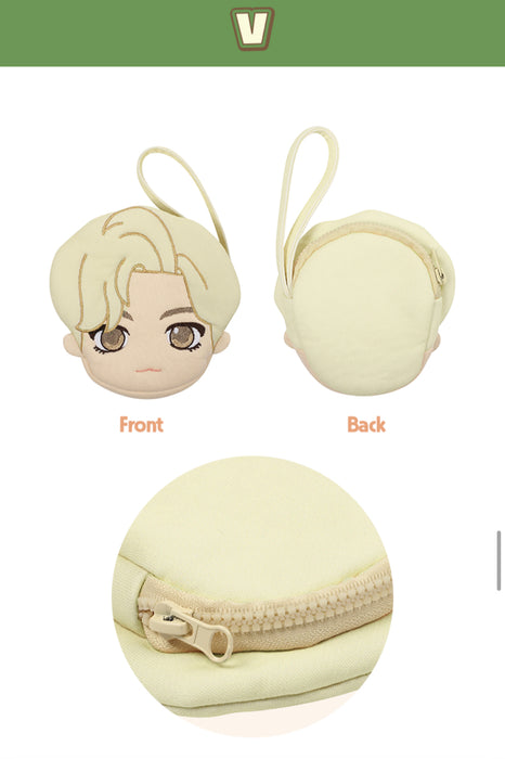 [BTS] - TINYTAN 2nd Anniversary MINI FACE POUCH OFFICIAL MD