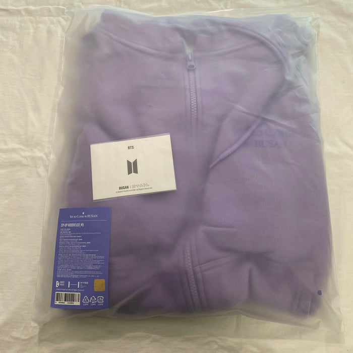 [BTS] BTS Yet To Come in BUSAN MERCH - ZIP-UP HOODIE OFFICIAL MD