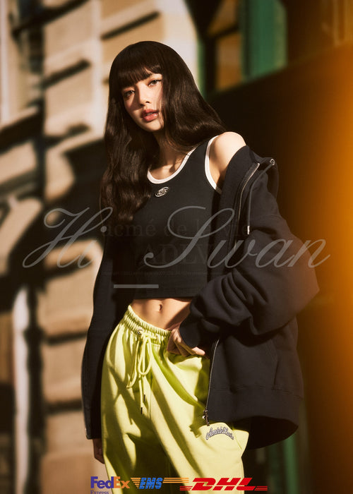 [BLACKPINK] ADLV CIRCLE WAPPEN CROP TANK TOP OFFICIAL MD