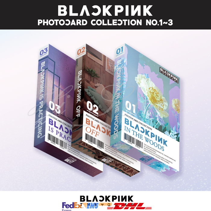 [BLACKPINK] BLACKPINK THE GAME PHOTOCARD COLLECTION No.1~3 SET OFFICIAL MD