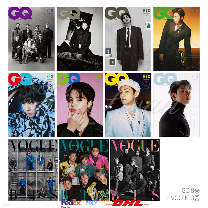 BTS] - BTS X VOGUE GQ 2022 JANUARY ISSUE BTS SPECIAL EDITION FULL